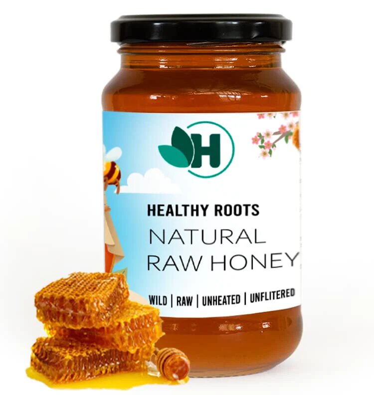 Healthy Roots Raw Honey is carefully extracted from matured honeycombs, ensuring the highest quality. We believe in preserving the natural goodness of honey to enhance your health and well-being. Our raw honey is undoubtedly pure and unprocessed, packed with antioxidants, enzymes, and nutrients. It boasts a rich flavor and possesses therapeutic properties that can boost immunity, soothe a sore throat, and aid in digestive issues.